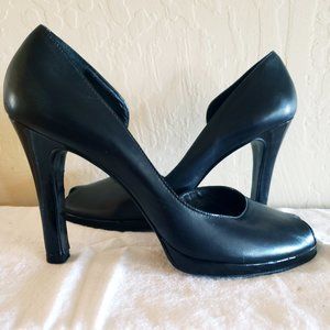 Ralph Lauren peep toe pumps
